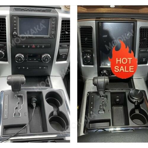 For Dodge RAM 2009 - 2018 Android 64G Car Multimedia Player GPS Navigation Radio Tesla Style Auto Stereo Head Unit Tape Recorder