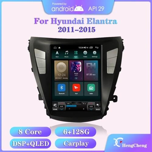For Hyundai Elantra I35 Avante MD 2011-2015 car multimedia video player GPS navigation radio Android 10 8Core 6+128G Carplay