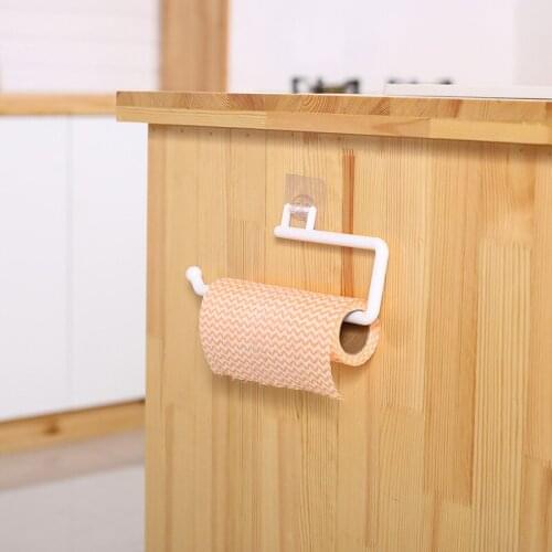 Toilet Paper Holder Self Adhesive Bathroom Paper Towel Roll Holder for Bathroom Kitchen UD88