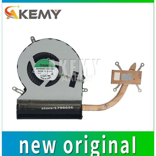 For ASUS Q502LA Q502L Laptop CPU VGA Cooling Fan Heatsink Heat Sink Cooler Radiator 13NB0581AM0301