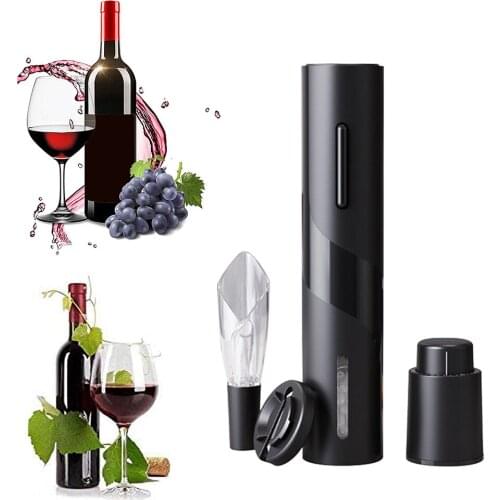 Electric Wine Opener Automatic Corkscrew Creative Wine Bottle Opener Red Wine Stopper Opener Foil Cutter Set Kitchen Gadgets