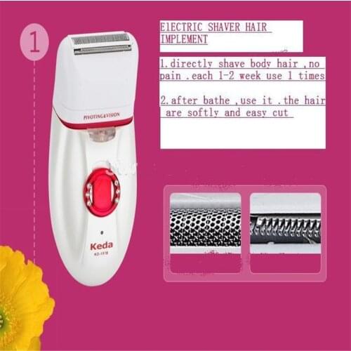 Womens Electric Bikini Shaver Razor Lady Epilator Body Hair Removal Underarm Trimmer Leg Haircut Clipper Woman Shaving Machine