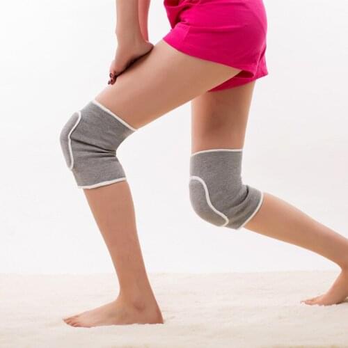 Hot Sale 1pair Soft Elastic Sports Leg Knee Support Brace Wrap Protector Knee Pads Kneepads Volleyball Knee Protectionjavascript