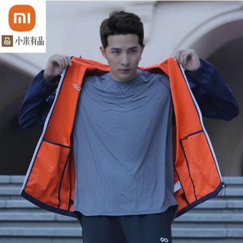 Original Xiaomi youpin mens weatherproof sports casual jacket windproof and rainproof breathable gate hooded jacket smart home