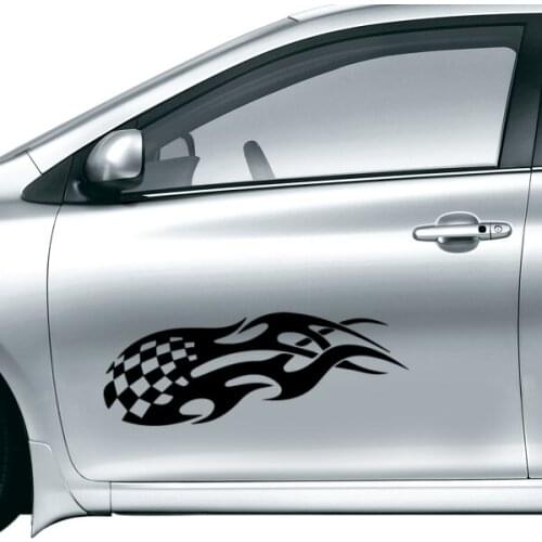 Fashion Car shaped flag Car Sticker Waterproof Reflective Decal Vinyl Car Decoration Home Decor Easy to Apply Removable Durable