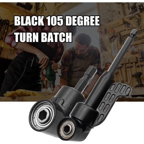 105 Degree Angle Screwdriver Set Holder Screw Driver Strong Toughness Adapter Adjustable Angle Metal Portable Supply