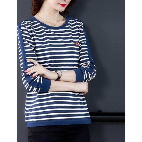 Oversized t shirt plus size tops women 2020 striped tee shirt femme t-shirts woman tshirts mujer camisetas koszulki damskie