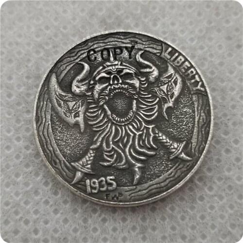 Hobo Nickel Coin_Type #52_1935-D BUFFALO NICKEL copy coins commemorative coins collectibles