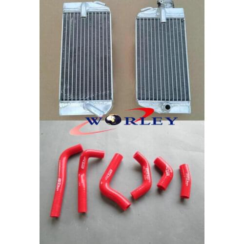 For Honda CRF450 CRF450R 2003 2004 2005 cooling system aluminum radiator & silicone hoses brand new