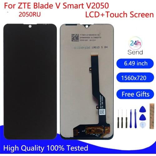 Original LCD For ZTE Blade V Smart V2050 2050RU LCD Display Touch Screen Digitizer Assembly For ZTE BLADE V Smart Phone Parts