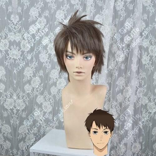 Anime Run with the Wind Kiyose Haiji Wig Cosplay Short Heat Resistant Synthetic Hair Wig + Wig Cap