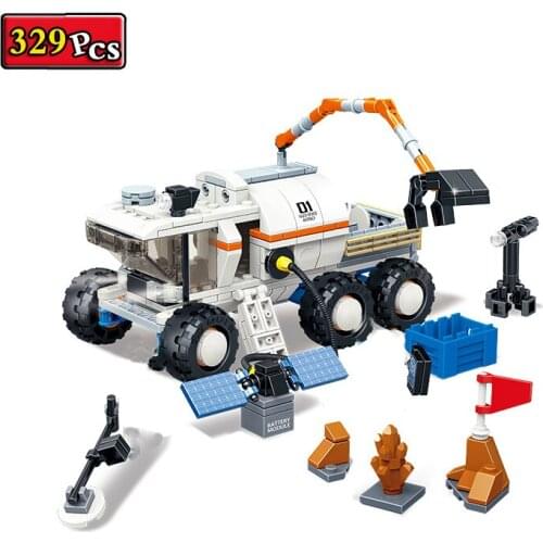 City Space Exploration Series Mars Scientific Experiment Rover DIY Model Building Blocks Bricks Toys Gifts