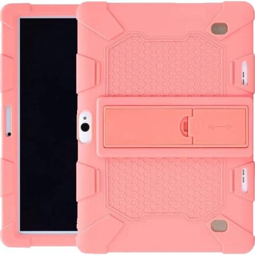 Universal Silicone Tablet Case For 10 10.1 Inch Android Tablet PC Folding Stand Cover Flexible Fixed Frame Shockproof Protector