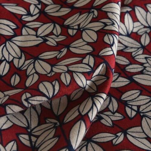 High quality cotton fabric Vine printing sewing Dress shirt clothing tablecloth hand decoration material