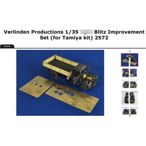 1/35 Precision Brass Improvement Kits Set For Opel Blitz (for Tamiya) 1 Set Etched Sheet The Models Accessory