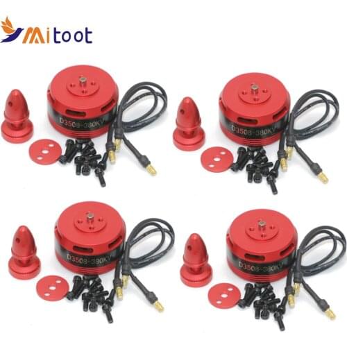 4pcs/lot Mitoot D3508 380KV 580KV 700KV Motor Support 4S for Rc Quadcopter Mulcicopter Aircraft 15x5 1447 1555 prop