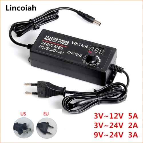 Power adapter Supply 3V 4.5V 5V 6V 7V 7.5V 8V 9V 9.5V 10V 11V 12V 13.5V 14V 15V 16V 17V 18V 19V 20V 21V 22V 23V 24V 1A 2A 3A 5A