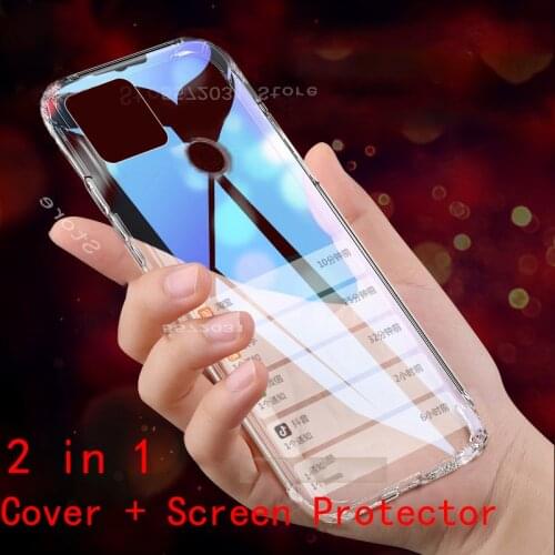 For UMIDIGI A9 Pro Case Soft TPU Transparent Case For Umidigi A7 Pro A9 Pro Screen Protector For UMIDIGI A9 Pro A7 Pro