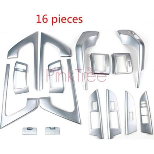 For Toyota Land Cuiser 200 2008-2011 2012-2015 Chrome Silver Color Decoration Mouldings Cover Interior Car Accessories