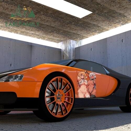 EARLFAMILY 43cm x 28.8cm for Sexy Girl Ar Mess Original Characters Beauty Car Stickers and Decals Vinyl Scratch-Proof