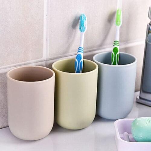 Hot Sale Eco-friendly Thick Circular Cups Toothbrush Holder Cup PP Rinsing Tooth Mug Cup Dropship