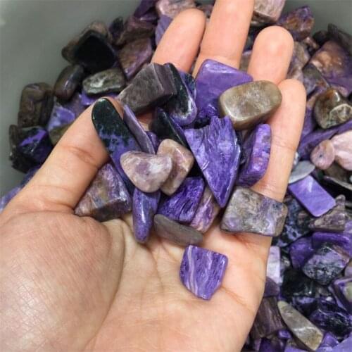 Hot sale! Pretty 100% natural purple black stones and minerals healing crystals tumbled stones for aquarium decoration 50g