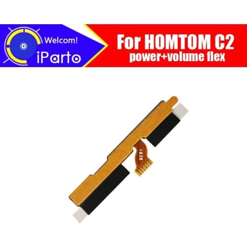 HOMTOM C2 FPC Flex Cable 100% Original Power+Volume Button FPC Wire Flex Cable repair accessories for HOMTOM C2