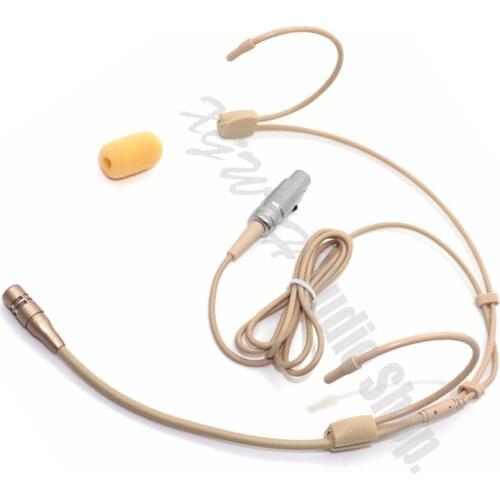 Condenser Headworn Headset Cardioid Microphone Mic for Shure ULX SLX QLX GLX PGX Wireless TA4F mini XLR 4Pin