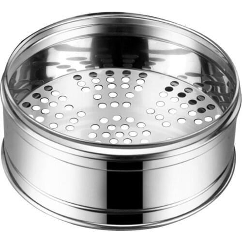 Kitchen Appliances Tools Thick Non-magnetic Stainless Steel Steamer Steamer The Lid 22-30cm Cage Body 26cm