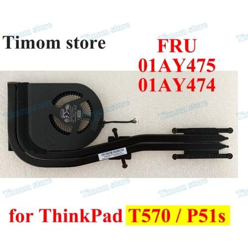 FRU 01AY475 01AY474 Brand New Heatsink CPU Cooler SWG Fan for ThinkPad T570 20H9 20HA 20JW 20JX Lenovo P51s 20HB 20HC 20JY 20K0