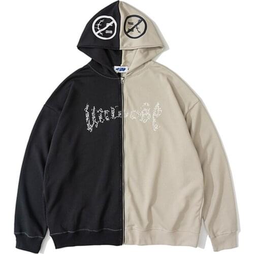 MARY&HARY Men's Zip Hoodies