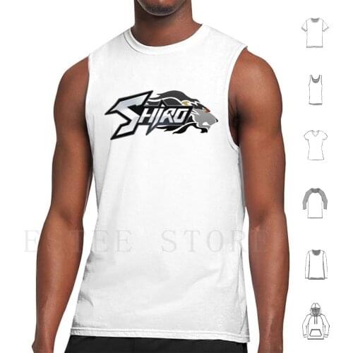 Shiro Title Tank Tops Vest Cotton Shiro Takashi Shirogane Black Lion Voltron Legendary Golang Force Universe Anime Netflix