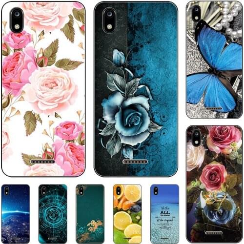 Fashion Flower Case For Wiko Y50 Y70 Cover For Wiko Y51 Wiko Sunny 5 Lite Soft Silicone Cat Printing Capa Back Coque