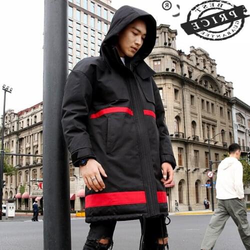 Jacket Men Winter Thick Warm Fashion White Duck Down Coat Man Clothes 2021 Korean Streetwear Down Parka Coats Hiver aa32