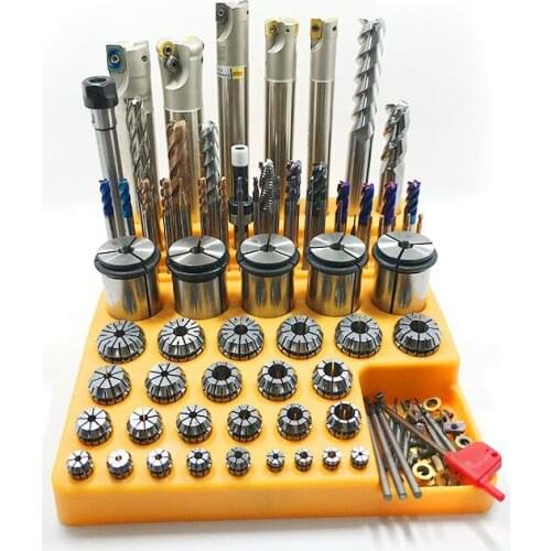 Plastic box endmill drill bit storage box Collecting Box for CNC tools collecting