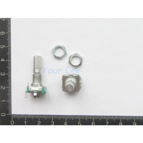 5 pcs Rotary Encoder Switch EC11 Audio Digital Potentiometer with Handle Length 20 mm