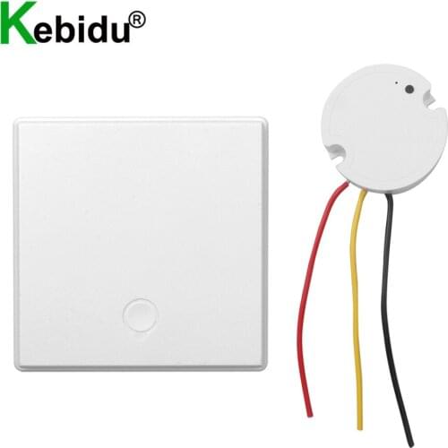 RF Transmitter 433Mhz Wireless Remote Switch Remote Control With DC 12V 1CH Relay Receiver Module For Room Lights