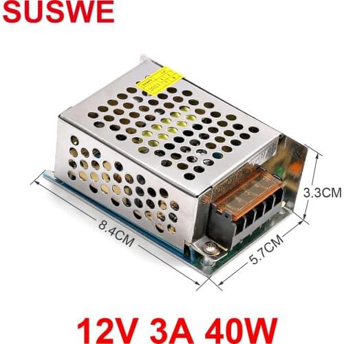 Variable capacitance regulated power supply transformer switch SUSWE 12V power supply 1A 2A 5A 6A 8A 10A 12.5A 25A SUSWE