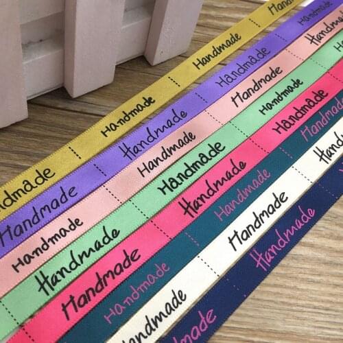 3/8'' (10mm) Mix Color printed Handmade ribbon colored romantic ribbon gift wrap