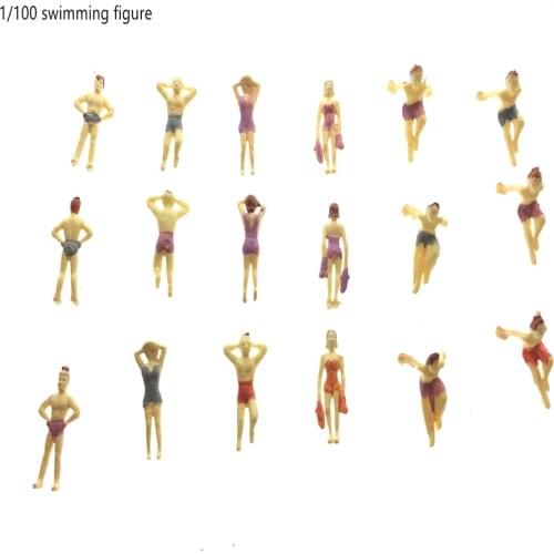 1:100scale Model Swimming Figures For Diorama Tiny Swimming Pool Scenery Making 2cmtiny Model Sports Man For Miniature Landscape