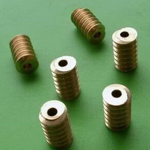 2Pcs Motor shaft copepr worm 0.5M Outer diameter 6mm/7mm Hole 2.3mm 3mm 1.98mm Worm