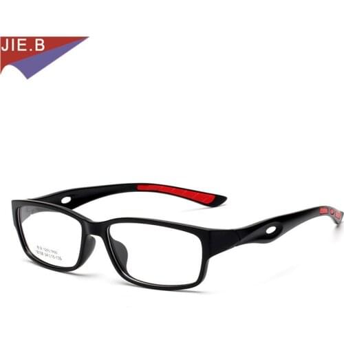 2019 fashion Optics eyeglasses frames men brand Designer student Prescription TR90 glasses frame boy Myopia frames computer glas
