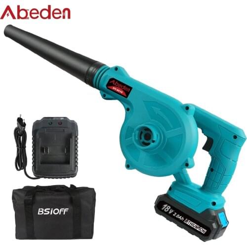 Rechargeable Blower for Makita 18V Battery Cordless Leaf Snow Blower Fan Air Flow Adjustment Vacuum Cleaner for Cars Computers