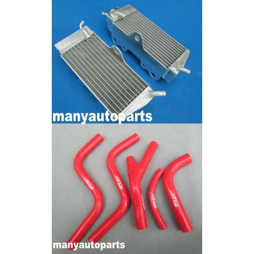 FOR Honda CR250 CR 250R CR250R 1985 -1987 1986 aluminum radiator+ HOSE RED NEW