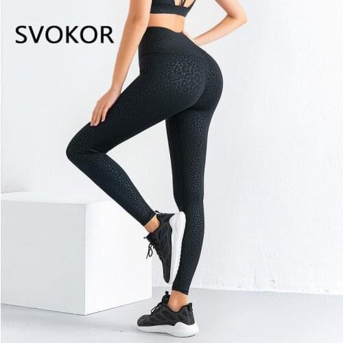 SVOKOR Seamless Leopard Leggings Sport Women Fitness Gym Sexy Print Legging Workout Femme Actvewear High Waist Bodybuilding