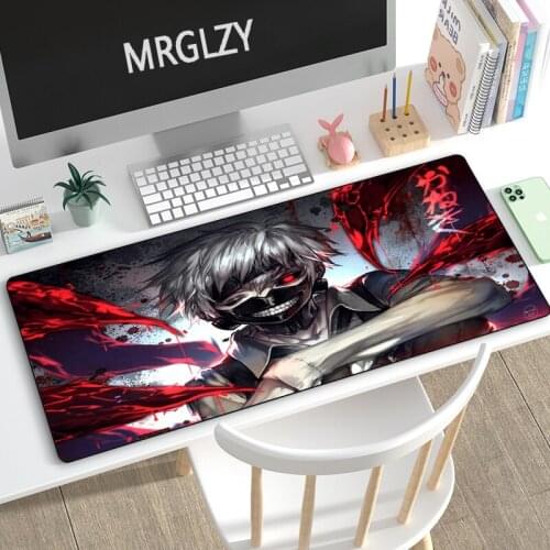 MRGLZY Hot Sale Multi-size Anime Tokyo Ghoul Large Mouse Pad Gaming Peripheral 300*800MM MousePad Computer Accessories Desk Mat