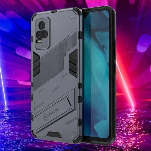 Phone Case For Vivo V21E Cover For Vivo V21E V21 E Capas Bumper Shockproof PC Holder Kickstand Back Cover For Vivo V21E Fundas