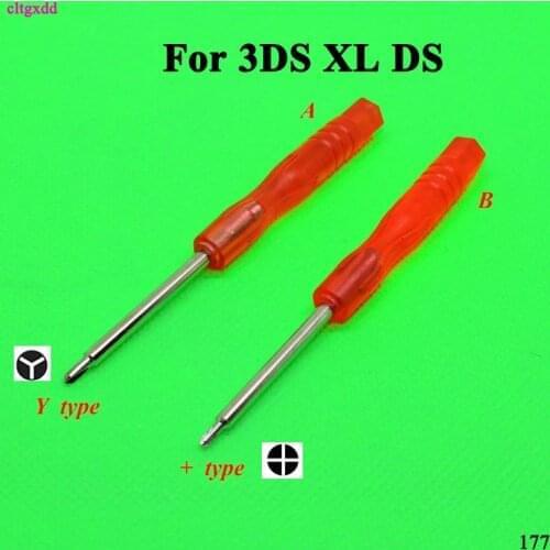 Cltgxdd 50pcs/Lot For Nintendo 3DS 3DSLL 3DSXL DS DSL Lite Dsi Mini Philips Cross & Tri Blade Wing Screwdriver Open Tool