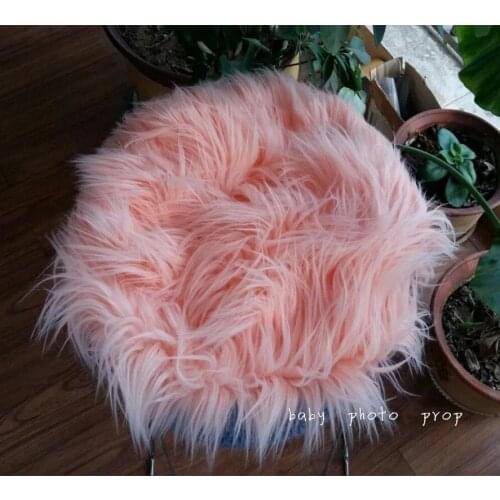 Photography backdrop newborn photo prop faux fur fabric Beanbag blanket 100cmX170cm 8cm long pile Posing Backdrops