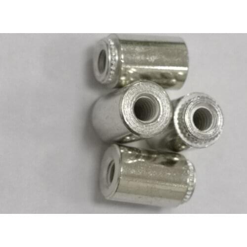 KFSE-M3-3/4/6/8/10/12/14/16 Broaching Standoffs,Stainless Steel,Nature,Min.Sheet Thinkness1.53mm,Hole Size In Sheet4.22mm